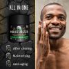 All In One Mens Face Moisturizer Cream After Shave Lotion for Men Anti Aging Cream with Vitamin B E Collagen Aloe Vera Organic Day Night Skin Care 1.8